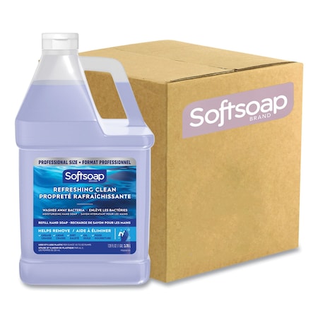 Softsoap Liquid Hand Soap Refill, Refreshing Clean Scent, 128 oz, 4PK 61036482